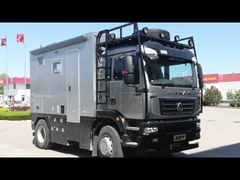 Overland Expedition Camping with 20ft Customizable FRP Truck Camper Shell and Windows