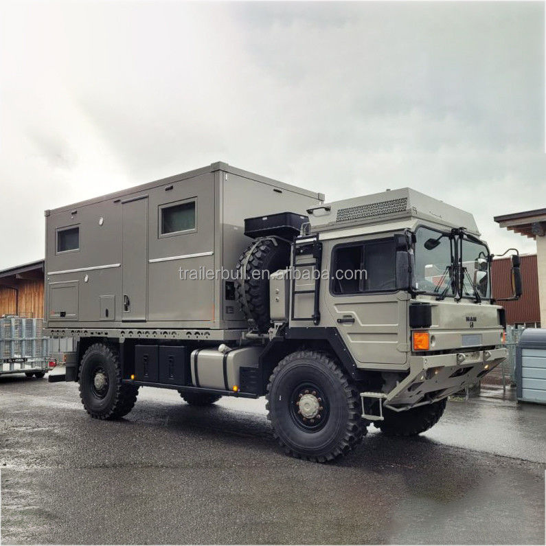 DIY Overland and Travel Camping 16ft Expedition Truck Camper with 10 T ...